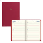 Letts Undated Icon Plan Ahead 5 Year Diary - 8 1/4" x 5 3/4" - Red-384 Pages, A5