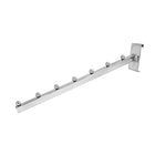 Can-Bramar Waterfall With Square Tubing For Gridwall, 16" x 3/4", Chrome, 10 Pack-Gridwall waterfall