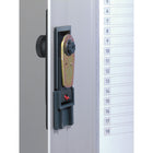 Durable Predrilled Brushed Aluminum Key Cabinet with Combination Lock - 36 Key - Silver-6