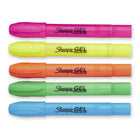 Sharpie Gel Pen-Style Highlighters - Assorted Colours - 5 Pack-Sharpie gel highlighters will not bleed through paper, surfaces including glossy and thick papers, magazines and bibles