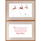 Rosedale Gold Greeting Cards/Envelopes - Merry Christmas Grandson - 5-1/2" x 8" - 6 Pack-Contains glitter or foil embellishments