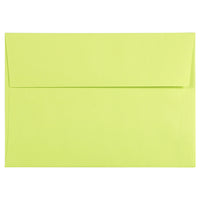 JAM Paper 4bar A1 Envelopes, 3.63 x 5 1/8, Brite Hue Ultra Lime Green, 1000 Pack (155438B)-Ultra lime green