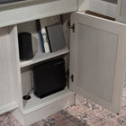 Sauder 65"W La Collection Palladia Bureau Ministre - Finition Glacier Oak-9