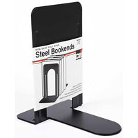 Charles Leonard 9" Bookends, Black, 2 Pack (CHL87915)-Black