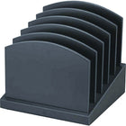 Victor Wood Incline File Desk Organizer, Midnight Black (8601-5)-Durable MDF in an attractive Black finish