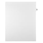 Mark Maker Legal Tabs - Letter Size - White - 1/15th cut - 25 tabs per package - 5 packages Pack - Number 138-White Single Tabs