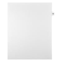 Mark Maker Legal Tabs - Letter Size - White - 1/15th cut - 25 tabs per package - 5 packages Pack - Number 138-White Single Tabs