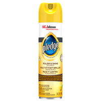 Pledge Furniture Lemon Clean Aerosol Spray - 403g-Pledge contains Allergen Trappers that remove up to 90% of allergens in dust. It quickly cleans, conditions and protects while leaving behind that fresh lemon Pledge scent.