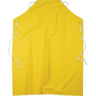 SCN Industrial Flame Resistant Aprons, Polyester/Pvc, 48" L x 36" W, Yellow - 36 Pack-Colour: Yellow