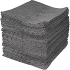 Zenith Safety Bonded Sorbent Pads, Universal, Heavy, 15" L x 17" W, 100 Pack-100% bonded polypropylene fibre