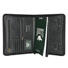 Roots Zip Around Executive Padfolio, Black-10" x 2" x 12.75"