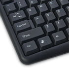 Verbatim Slimline Corded USB Keyboard and Mouse, Black-Numeric keypad and full-size function keys