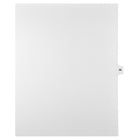 Mark Maker Legal Tabs - Letter Size - White - 1/15th cut - 25 tabs per package - 5 packages Pack - Number 98-White Single Tabs