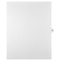 Mark Maker Legal Tabs - Letter Size - White - 1/15th cut - 25 tabs per package - 5 packages Pack - Number 98-White Single Tabs