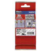 Brother TZeS151 Laminated Label Tape - 24mm - Black on Clear-24mm, Black on Clear, 8m