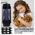 Bite Shield Electronic Flying Insect Killer-Durable ABS casing protects interior components