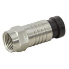 Digiwave DGA6089RG6 RG6 Compression F Connector, 0.5" x 0.5" x 2", Silver, 50 Pack-Digiwave RG6 - Compression F Connector is required for all satellite and digital broadband system