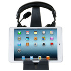 Allsop Universal Headphone Stand and Tablet Holder - Black-Adjust your tablet or phone for ideal viewing with four different positioning options