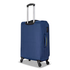 Club Rochelier 3-Piece Softside Luggage Set - Navy & Yellow-Integrated High quality combination lock on all sizes