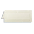 St. James Place Cards - 1-3/4 x 4-1/4" - Ivory - Laser/Inkjet Printable - Capital Emboss - 1500 Pack-Place Cards are an elegant welcome to your guests and a discreet way to arrange seating