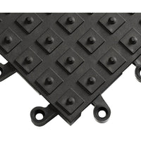 Wearwell ErgoDeck with Integrated No-Slip Cleats No. 552, 18" x 18", Case-This non-slip flooring is engineered to deliver exceptional traction in even the most extreme environments