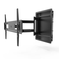 Kanto R500 Recessed In-Wall Full Motion Low Profile TV Mount for 46-inch to 80-inch TVs-Fits most flat panel TVs from 46” to 80”