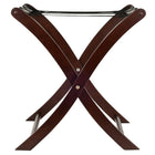 Winsome Wood Scarlett Luggage Rack, Cappuccino (40620)-Thick Nylon Straps