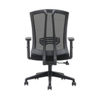 Brassex Dexter Aiden Desk Chair - Black-Synchronic mechanism and gas-lift function allow you to customize your seating according to your needs, ensuring proper posture for all-day comfort