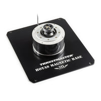 Thrustmaster HOTAS Magnetic Base, PC-Detachable metal plate for desk or cockpit-style use, featuring a special 10th anniversary logo