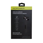 Nupower ROKS 6005BT Wireless Earbuds, Black-Bluetooth 4.1, 10 Metres