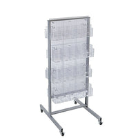 Azar Displays 2-Sided Wheeled Brochure Display, Clear (700670-CLR)-Brochure holders
