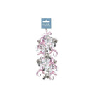 Millbrook Studios Swirly Bows, Pink/Silver/White, 12 Pack (00264)-Pink/Silver/White