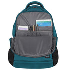 Vangoddy 15.6" Laptop Backpack - Teal-Padded front zippered organizer pocket