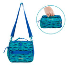 Bentgo Lunch Bag - Shark-Bright & Playful: Add a touch of fun and style to lunchtime with this colorful dinosaur-inspired lunch bag that perfectly matches our Bentgo Kids Prints lunch box