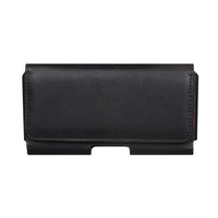 General Supply Goods + Co Universal Swivel Holster - Black-Horizontal vegan leather holster