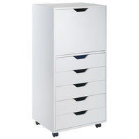 Winsome 10616 Halifax Cabinet White Finish-Constructed of composite wood, White finish