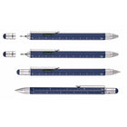 Troika Construction Multitasking Ballpoint Pen - Blue-Centimeter and inch ruler