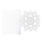 Blueline DoodlePlan Colouring Journal - Mandala Design - 7-3/4" x 5-1/2"-Mandala design to colour on each page