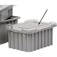 Quantum Storage Systems Snap-On Container Cover - 3 Pack-Clear Lids
