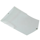 JAM Paper Plastic Portfolio with Snap Closure, Medium, 10 x 12.5 x 0.75, Clear, 2 Pack (2000001g)-Finish: Smooth