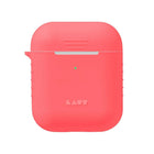 Laut Neon for AirPods - Electric Coral-Silicone Protective Case