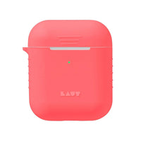 Laut Neon for AirPods - Electric Coral-Silicone Protective Case