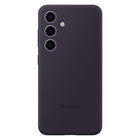 Samsung Silicone Case For Galaxy S24 - Dark Violet-For use with Samsung Galaxy S24