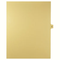 Mark Maker Legal Tabs - Letter Size - Buff - 1/15th cut - 25 tabs per package - 5 packages Pack - Number 97-Buff SingleTabs