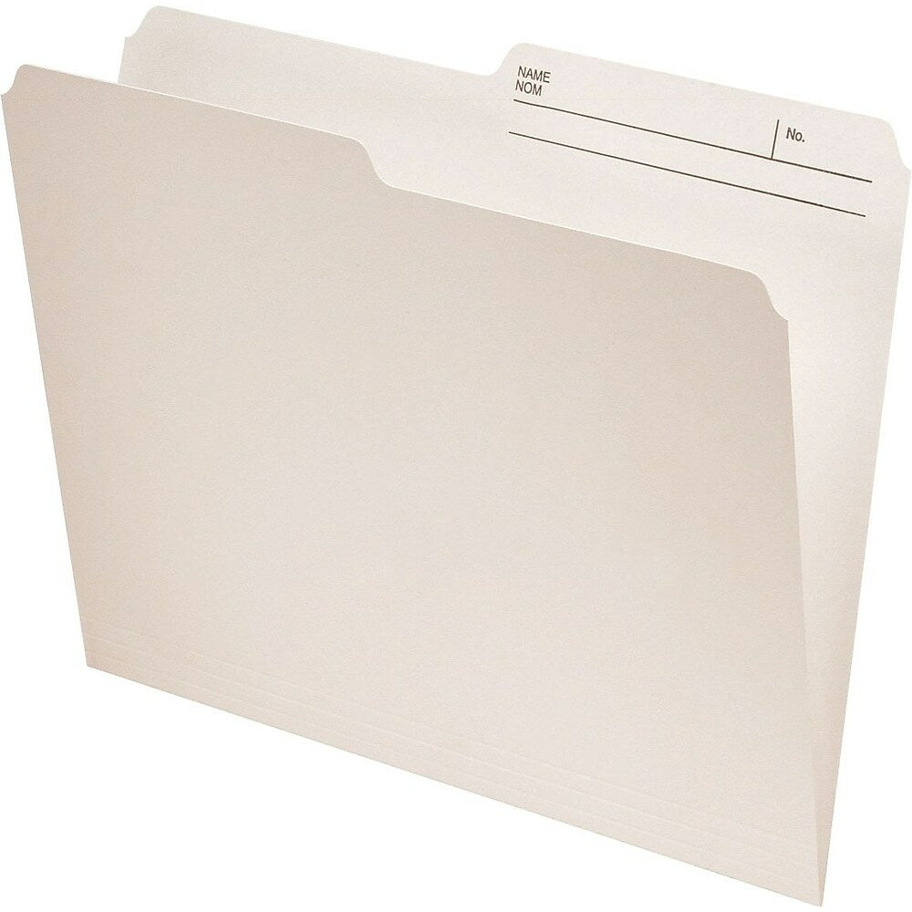 Pendaflex 1/2 Cut Ivory File Folders - Letter Size - 100 Pack | staples.ca