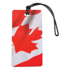 Austin House Waving Canada Flag Luggage Tags - 2 Pack-Slim tags are designed for baggage identification