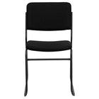 Flash Furniture HERCULES Series High Density Black Fabric Stacking Chair with Sled Base-Multipurpose Stack Chair