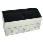 Elegance Mirrored Jewelry Organizer With 3 Drawers And 5 Compartments-5