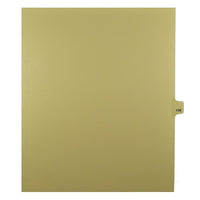 Mark Maker Legal Exhibit Index Tab Buff Single Tabs, 1/25th Cut, Letter Size, No Holes, Number 139, 25 Pack-Buff Single Tabs, 1/25th Cut