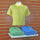 Azar Displays Male Bust For Pegboard/Slat Wall, 2 Pack-Dimensions: 22-3/4"H x 19"W x 5"D